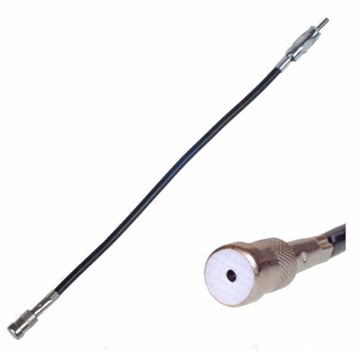 ADAPTOR ISO-DIN ANTENOWY PRZEWODOWY PROSTY