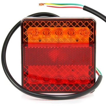 LAMPA TYLNA PRZYCZEPY ZESPOLONA LED DIODOWA LAWETA