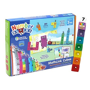 Learning Resources MathLink Kostki Numerbloki 1-10