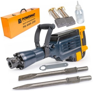 УДАРНЫЙ МОЛОТОК ДЛЯ РАЗРУШЕНИЯ ДЛЯ КОВКИ 50J ШЕСТИГРАННЫЙ 3200W