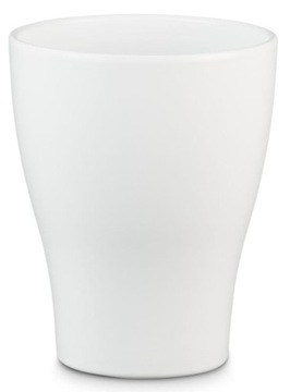 Osłonka doniczka do dużego storczyka biała matowa