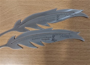 Закладка с посвящением МОТИВАЦИОННАЯ ГРАВИРОВКА