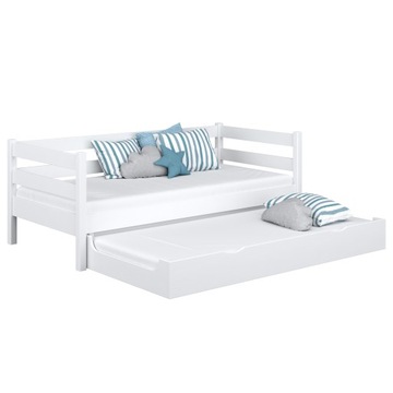 Łóżko sofa 2 osobowa 90x200 biały N01