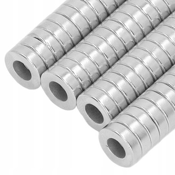 50 sztuk Heavy Duty okrągły magnes neodymowy M4
