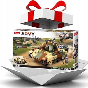 Кирпичи ТАНК ПАНТЕРА/ЯГДПАНТЕРА 2 в 1 Армия разрушителей 3 фигурки + ОРУЖИЕ LEGO