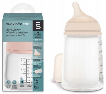 SUAVINEX BUTELKA ZERO ZERO 180ML WOLNY PRZEPŁYW