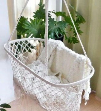 ПОДВЕСНАЯ ЛЮЛЬКА КОРЗИНА MOSES 52 x 92 см ГНЕЗДО АИСТА ДЛЯ МАЛЫШЕЙ