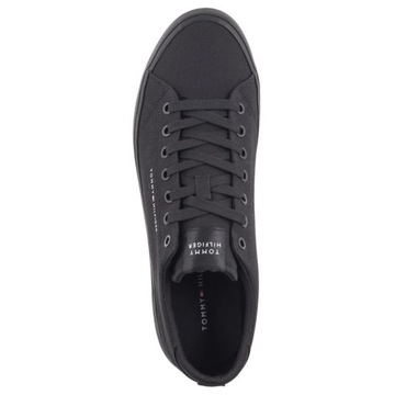 Buty Tenisówki Tommy Hilfiger Hi Vulc Low Canvas Black FM0FM04882 BDS