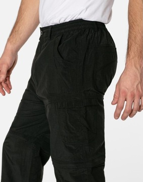 Cienkie Trekingowe Spodnie Męskie z Odpinanymi Nogawkami na Lato QD18-2 3XL