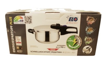 ELO Praktika Plus XS - скороварка 4л, диаметр 22 см
