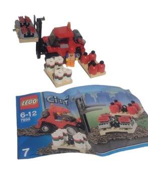 Lego City 7898 Wózek Widłowy z paletami - UNIKAT 60198 60052 7992 60020