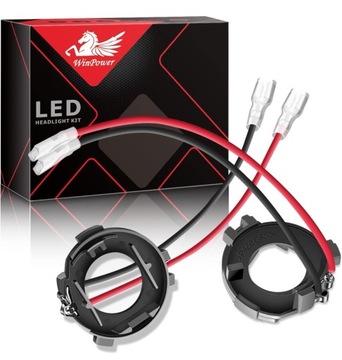 KLIPSY UCHWYT ADAPTERA LAMPY LED 2SZT ŻARÓWKI