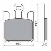 KLOCKI HAMULCOWE KAWASAKI ZX12R ZX 12 R 1200 PRZÓD