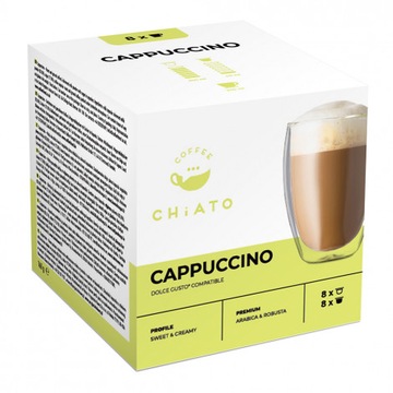 Kapsułki CHiATO Cappuccino 8+8 Dolce Gusto