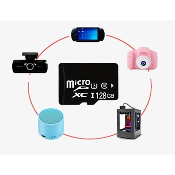 УНИВЕРСАЛЬНАЯ КАРТА ПАМЯТИ SAYBKA 128G MICRO КЛАСС 10 SDXC CARD 100м/с