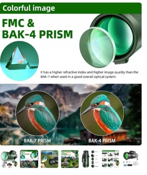 MONOKULAR SURVIVAL 80X100LUNETA LORNETKA OBIEKTYW