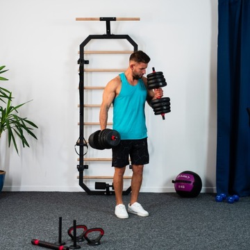 НАБОР ГРУПП Гантели ГИРИ HMS SGN120 PRO SET 20 КГ 6 в 1