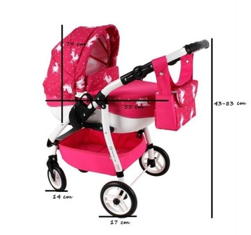 ADBOR LILY SPORT 2 FREE кукольная коляска Ls-23