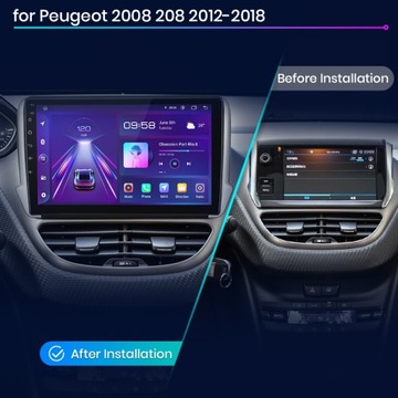 Радио Junsun для Peugeot 2008 208 2012-2018 1 32 Android WiFi