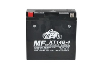 Akumulator motocyklowy ROB KT14B-4 12V 12Ah