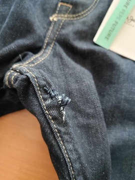 PEPE JEANS SPODNIE JEANSOWE GRANATOWE