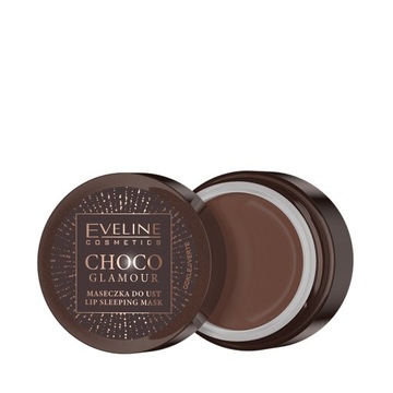 EVELINE Choco Glamour Интенсивно восстанавливающая ночная маска для губ, 12мл