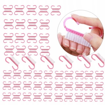 Mini Szczoteczka do paznokci manicure pyłu (100 szt)