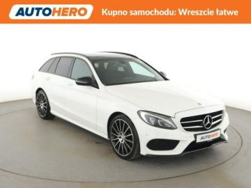 Mercedes Klasa C W205 Kombi 180 156KM 2016 Mercedes C 180 Automat AMG Line Panorama Navi, zdjęcie 9