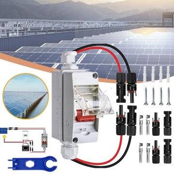 500V PV DC ODŁĄCZNIK, 2P PRĄD SŁONECZNY MINIATUROWY WYŁĄCZNIK AUTOMATYCZNY