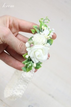 Набор для крещения с повязкой на голову и ремешком для обуви в стиле украшения