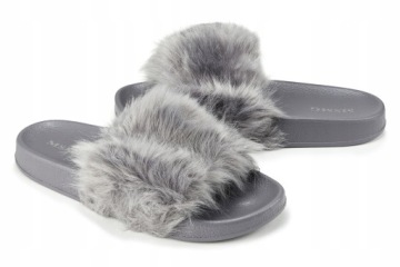 KLAPKI Z FUTERKIEM CIEPŁE KAPCIE MIĘKKIE FUTERKO P4