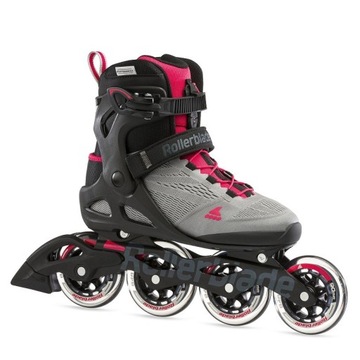 Rolki Rollerblade Macroblade 90 W - Szaro Różowe - 39 (250)