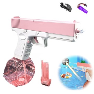 GLOCK PISTOLET NA WODĘ AUTOMATYCZNY MIOTACZ BROŃ NATRYSKOWA 32FT NA LATO