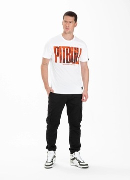 ФУТБОЛКА МУЖСКАЯ ИЗ ХЛОПКА PIT BULL ORANGE DOG XL