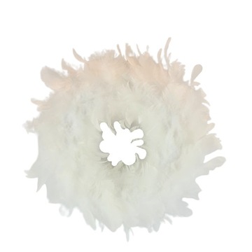 WIANEK NA DRZWI WIENIEC Z PIÓR BIAŁY