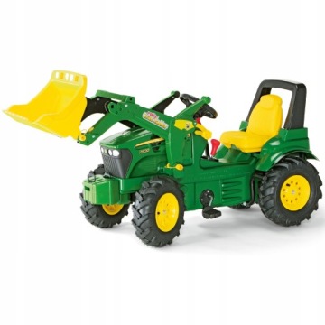 ТРАКТОР ROLLYFARMTRAC JOHN DEERE ПЕДАЛЬНЫЙ ТРАКТОР ТРАКТОР КОВШ ROLLY TOYS