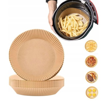 PAPIER DO PIECZENIA DO FRYTOWNICY POWIETRZNEJ 16CM 50 SZT