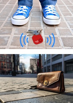 iTrack Motion Lokalizator Bluetooth 5 Brelok Kluczy Torby Portfela PREZENT