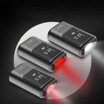 БЕСПРОВОДНОЙ ЭЛЕКТРИЧЕСКИЙ НАСОС АВТОМОБИЛЬНЫЙ КОМПРЕССОР POWERBANK LED НАСОС