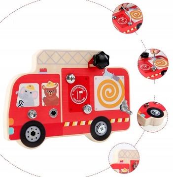 ДЕРЕВЯННЫЙ ПАЗЛ МОНТЕССОРИ ДЛЯ ПОВОРАЧИВАНИЯ ОХРАННИКОВ