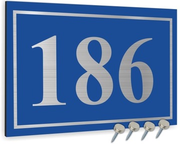 TABLICA ADRESOWA METAL NUMER DOMU POSESJI 40x30