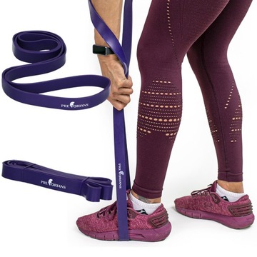 TAŚMA GUMA OPOROWA TRENINGOWA DO ĆWICZEŃ WORKOUT POWER BAND FITNESS 14-39kg