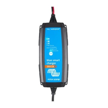 Modrá Smart IP65 Nabíječka 24/5 DC konektor