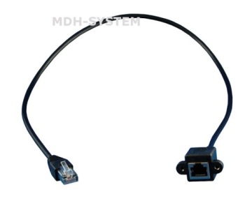 RJ-45 SOCKET TO CABINET RJ45 EXTENDER 0.5 m
