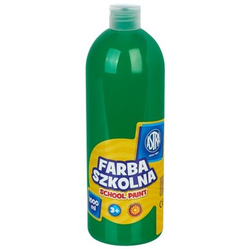 Краски для плакатов ASTRA, 12 цветов x 1 литр, НАБОР темперных красок