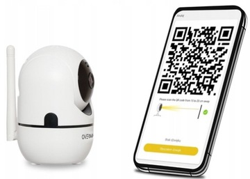 ЭЛЕКТРОННАЯ НЯНЯ IP-ВРАЩАЮЩАЯСЯ КАМЕРА WIFI ДЛЯ ДОМА HD МИКРОФОН ЗВУК