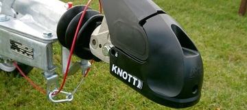 Шаровая сцепка KNOTT KS30 со стабилизатором хода 3000 кг для трубы диаметром 50 мм.