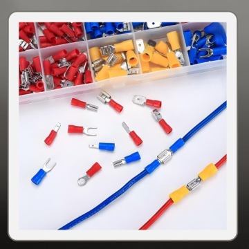 НАБОР ИЗОЛИРОВАННЫХ КАБЕЛЬНЫХ НАКОНЕЧНИКОВ 280 ШТ НАБОР XXL