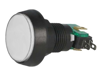 Przełącznik przyciskany 1-poz; VAQ-9-10-24V-W LED