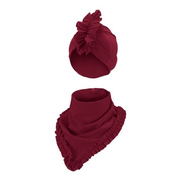Czapka turban chusta jak komin dla dziecka 52